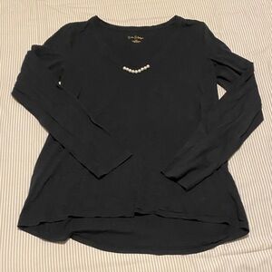 Custom Lily Pulitzer Pearl Long Sleeve Tee XS